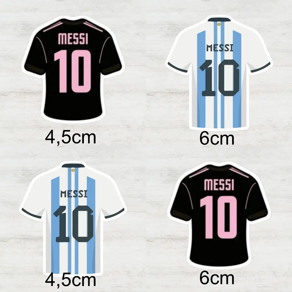 Stickers camisetas Messi