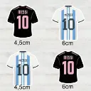 Stickers camisetas Messi