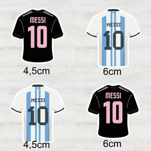 Stickers camisetas Messi
